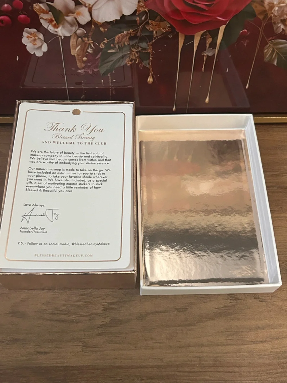 Blessed Beauty Natural Lip Cream Set & Mantra Accessories